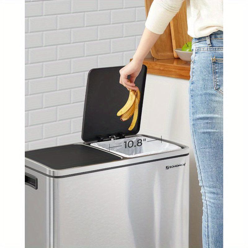 Trashcan SONGMICS 2 x 6.3-Gallon, Dual Garbage Can