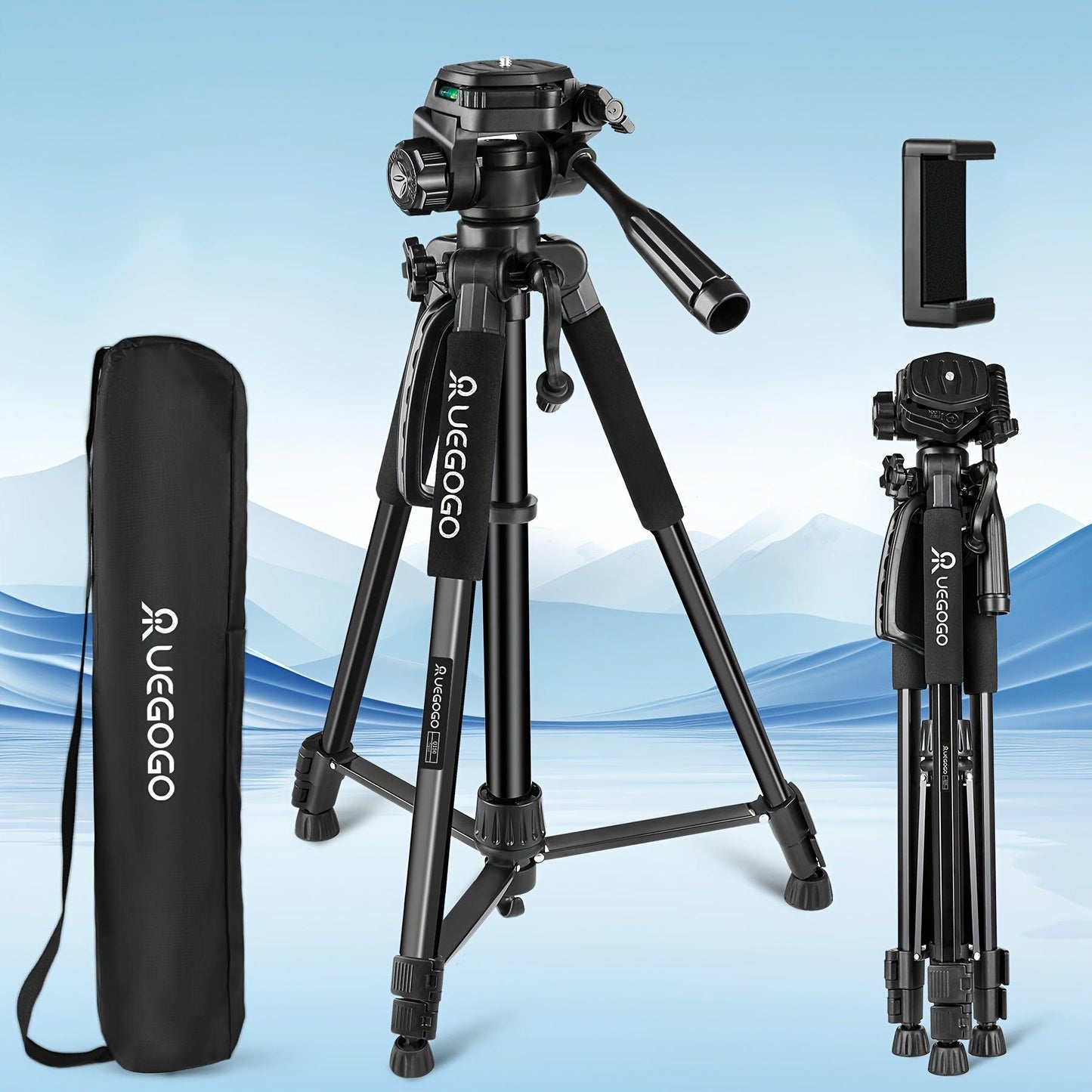 Tripod UEGOGO 60 in (1.52m) Camera/ Mobile Phone