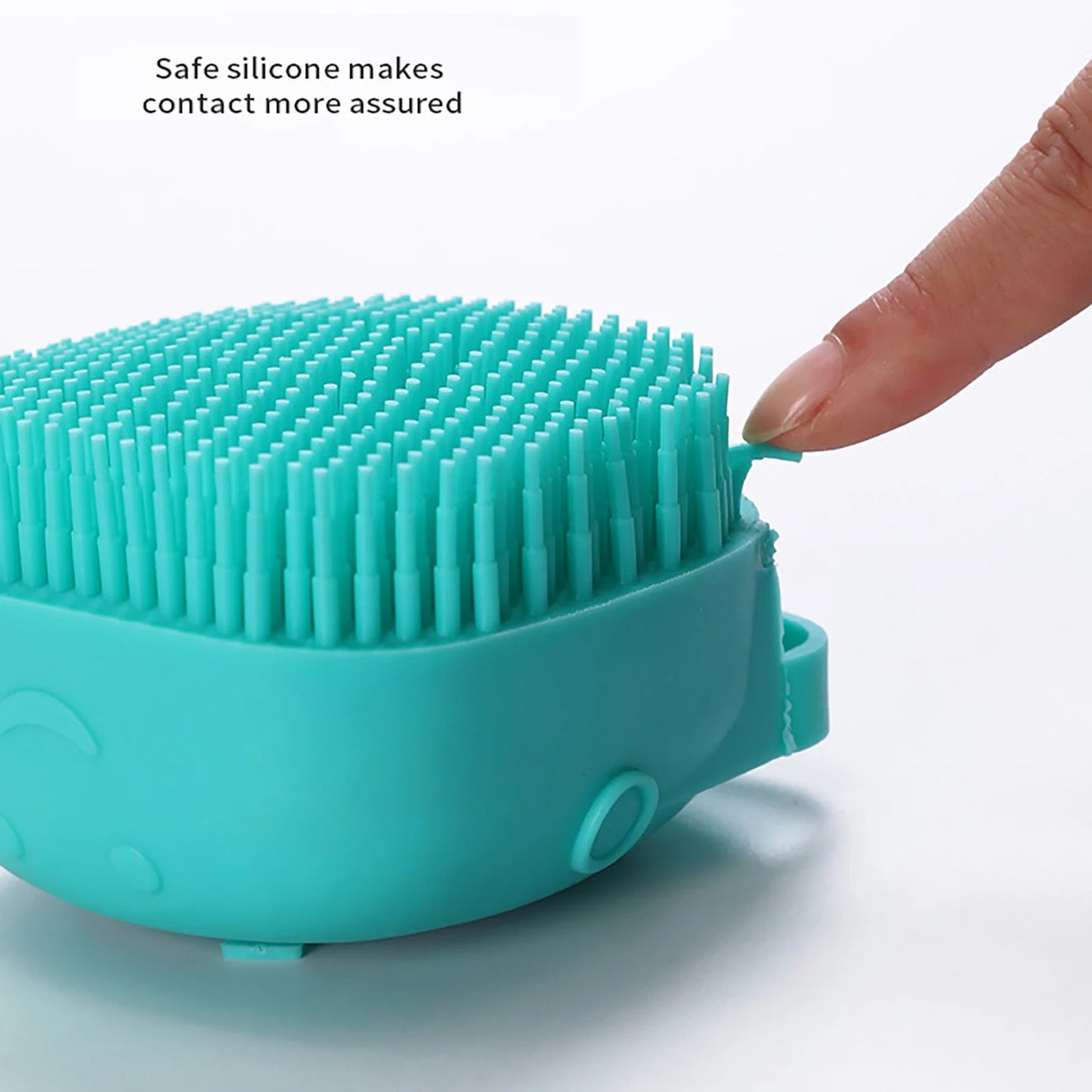 Pet Brush Shampoo Silicone, Massager Bath Brush