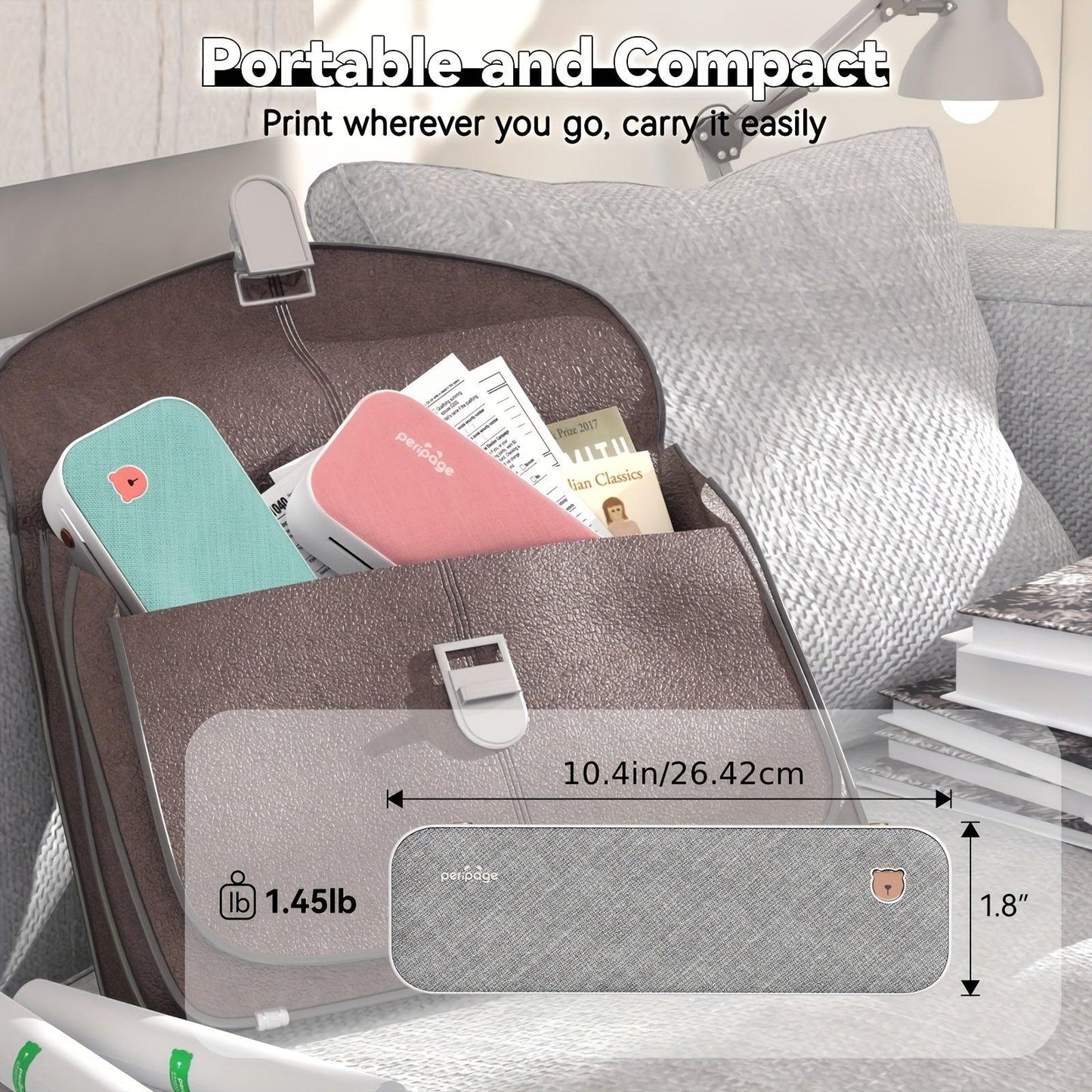 Thermal Printer A40 PERIPAGE GRAY