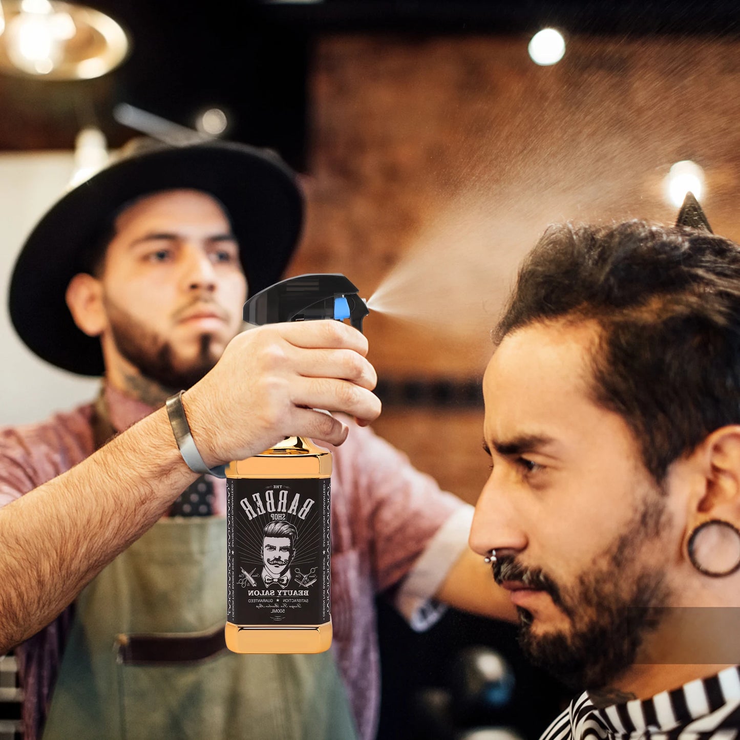 Barbershop Spray Bottle Hairdresser Refillable