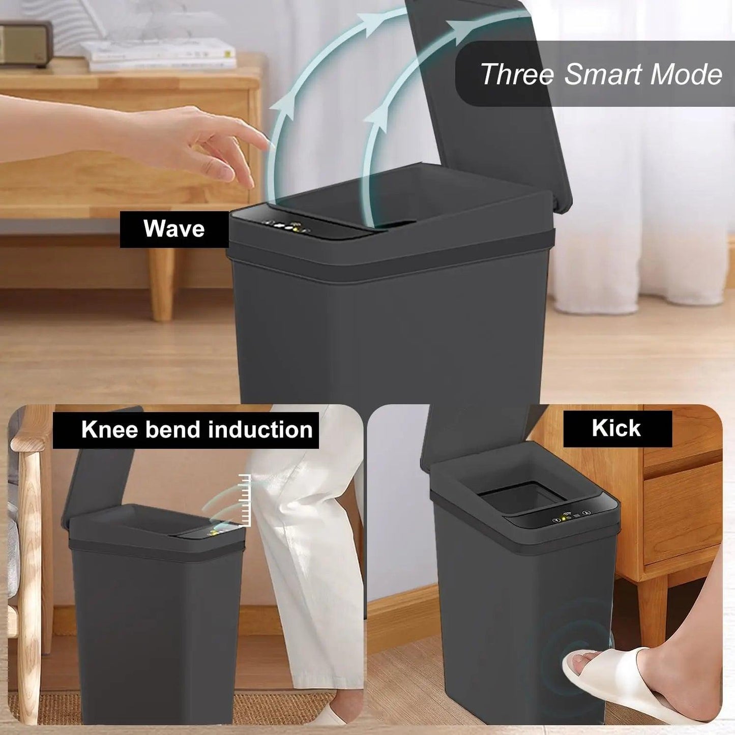 TrashCan smart 2,4 gal for kitchen and bathroom