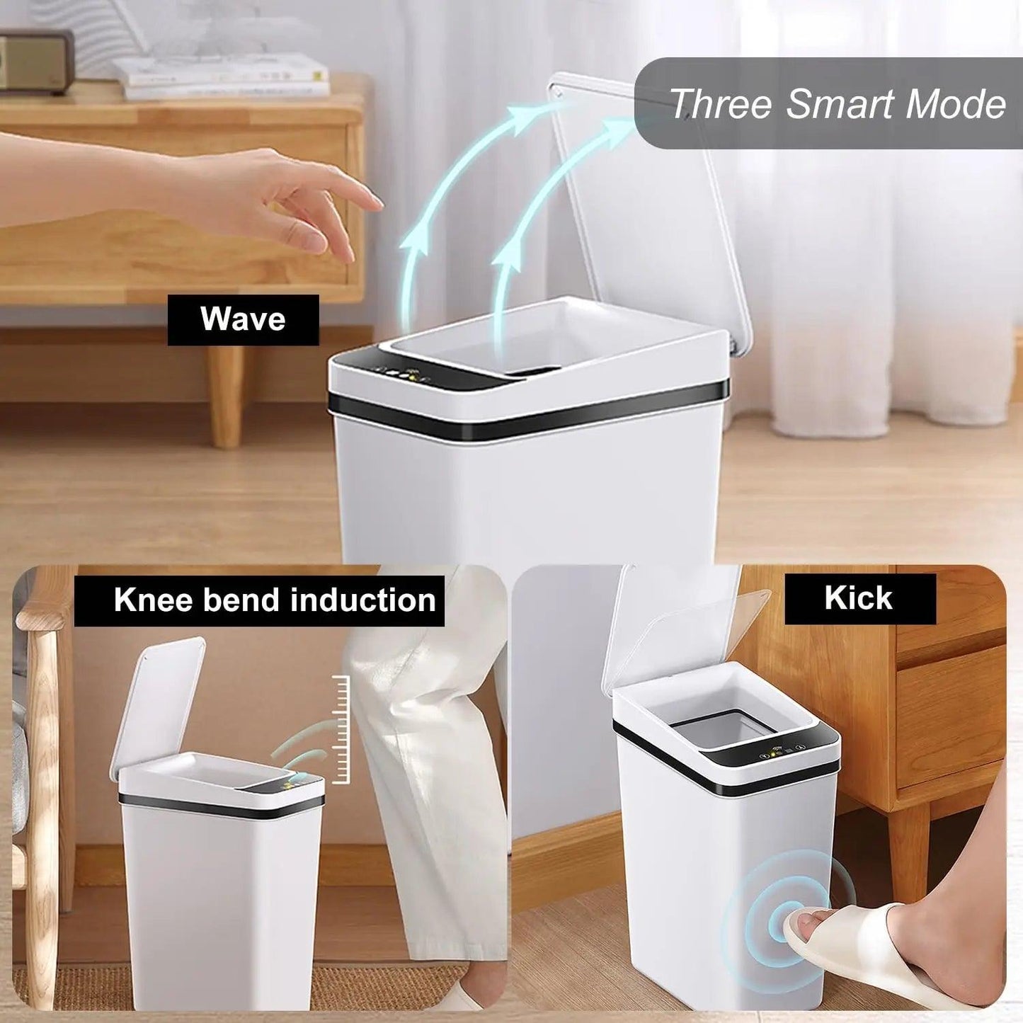TrashCan smart 2,4 gal for kitchen and bathroom
