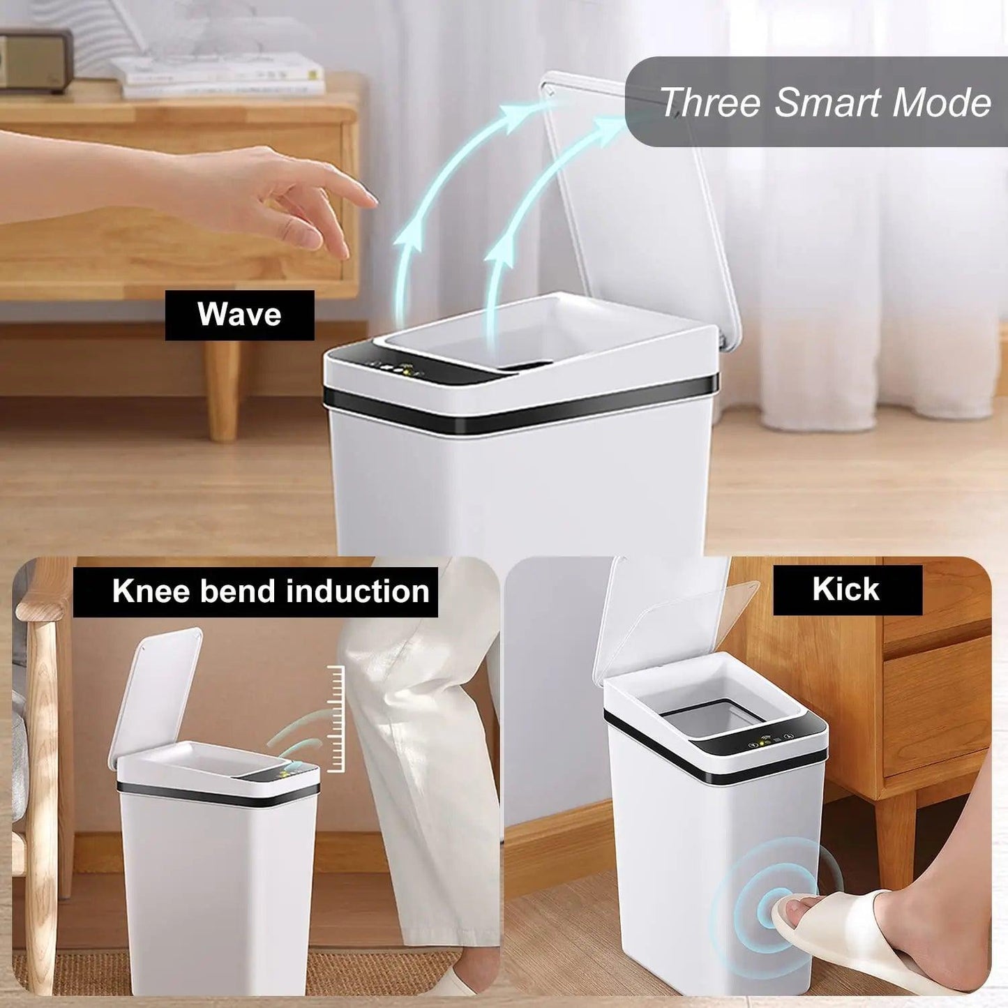 TrashCan smart 2,4 gal for kitchen and bathroom