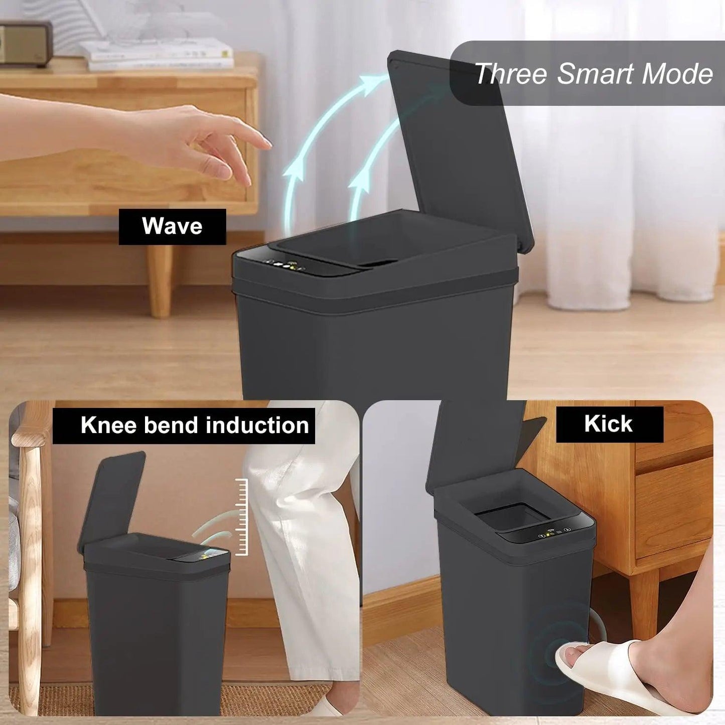 TrashCan smart 2,4 gal for kitchen and bathroom