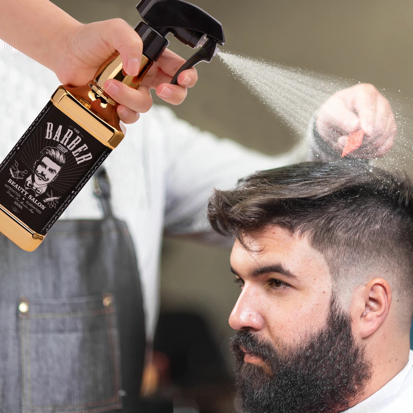 Barbershop Spray Bottle Hairdresser Refillable