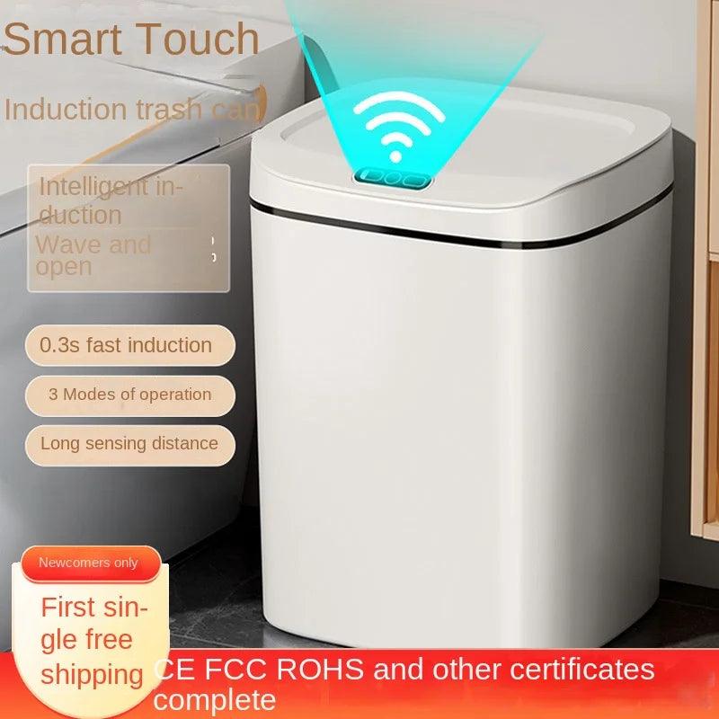 Trashcan smart with Hygienic Sensor Technology