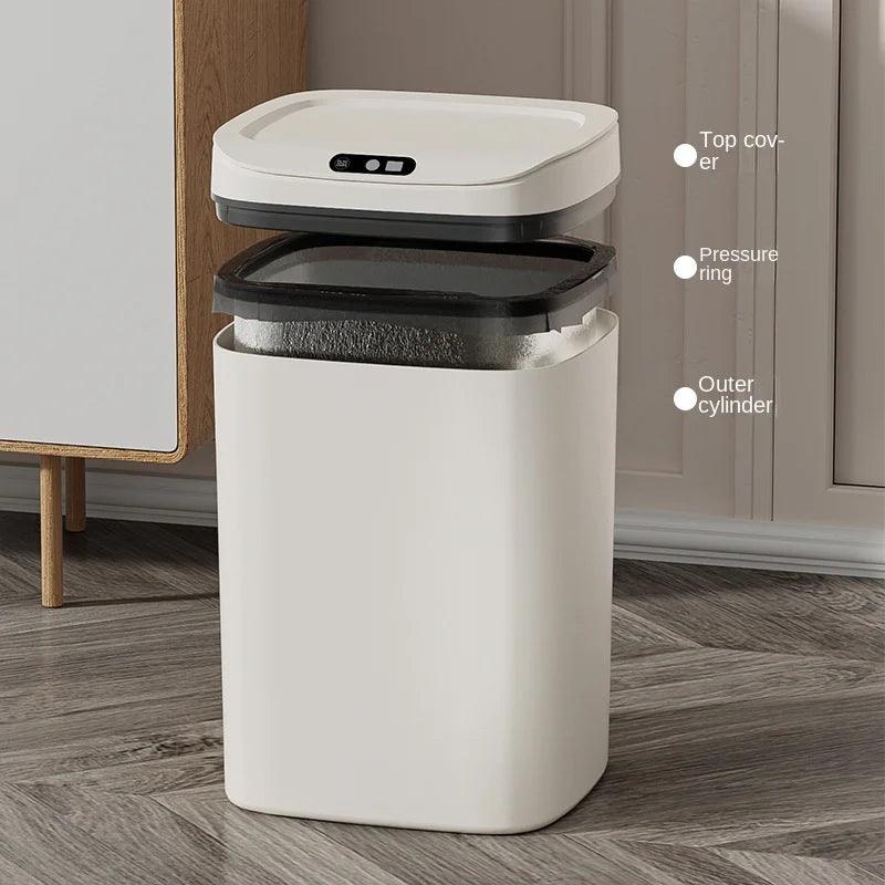 Trashcan smart with Hygienic Sensor Technology