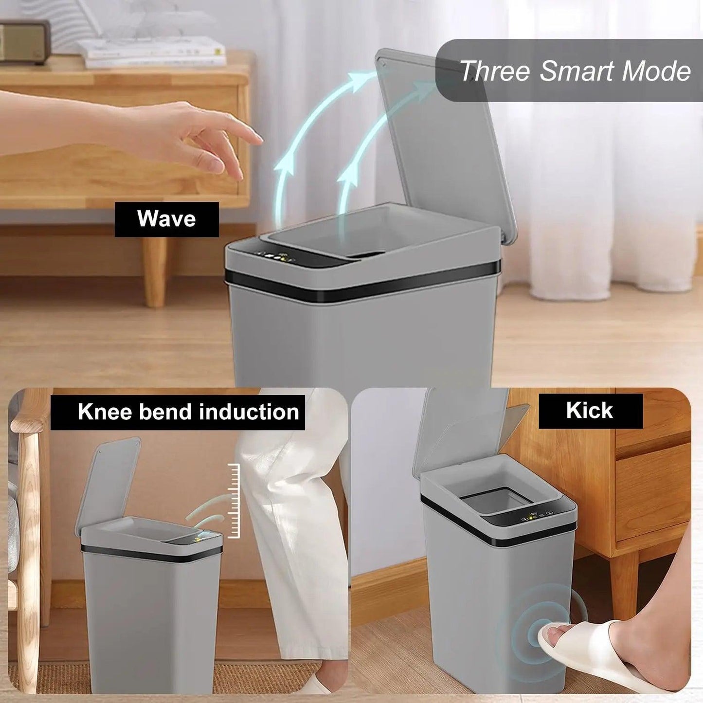 TrashCan smart 2,4 gal for kitchen and bathroom