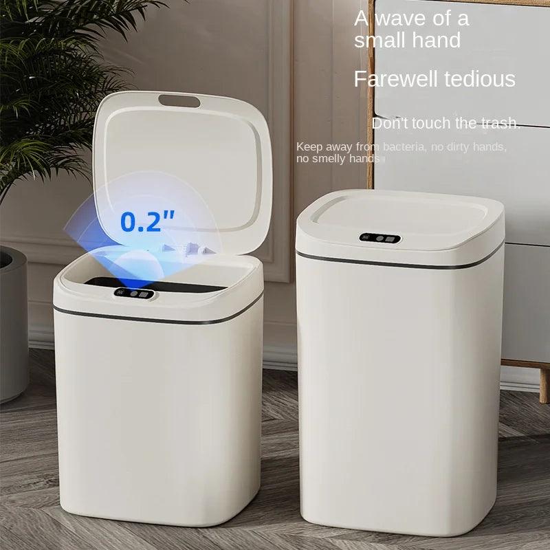 Trashcan smart with Hygienic Sensor Technology