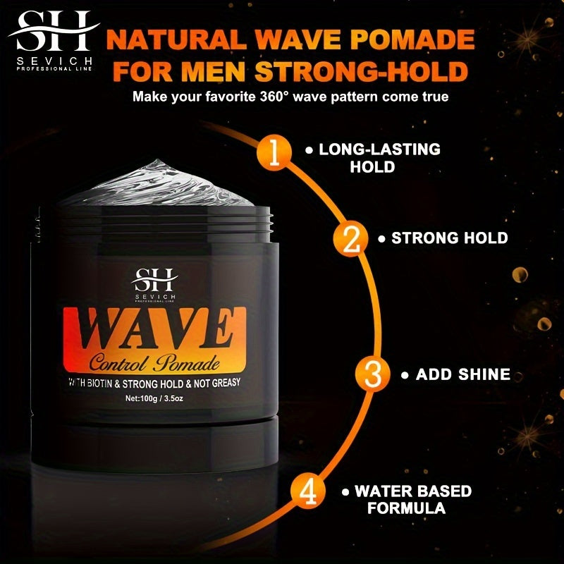 Wave Pomade 360° Wavy Frizz Control 3.5oz